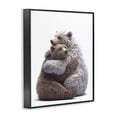 thumbnail image 3 of Stupell Industries Contemporary Hugging Bear Pair Black Framed Giclee Art, 11 x 14, by Annalisa Latella, 3 of 8