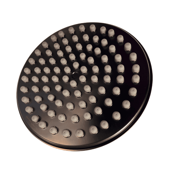 ShowerMe High-Pressure Rain Shower Head Oiled Copper - 9 Inch Multi-Directional with 90 No-Clog Jets