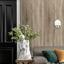 UMIGGEE Brown Wood Wallpaper Peel and Stick Wallpaper 15.7" x 118" Faux Removable Wall Paper Contact Paper Self Adhesive Wallpaper for Wall Covering Furniture Countertop Kitchen