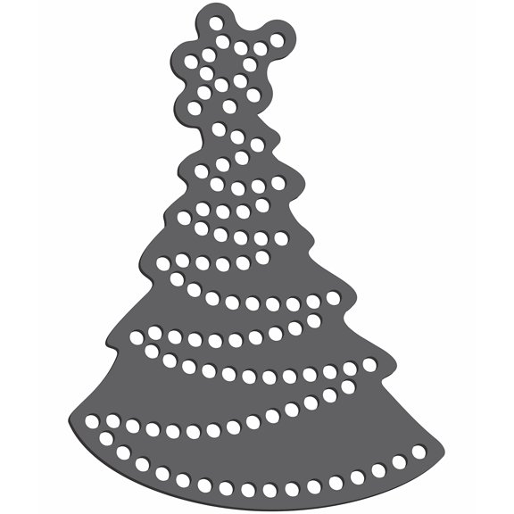 Magnetic Rhinestone Template(s) - CHRISTMAS TREE 003