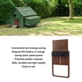 thumbnail image 4 of Solar Powered Chicken Door, Professional Light Sensor Chicken Coops Doors Timer Solar Powered Opener Automatic Chicken Coop Door for Poultry Chicken Ducks, 4 of 7