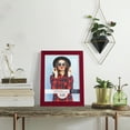 thumbnail image 6 of Grooved 8 in. x 10 in. Red Picture Frame (Set of 2), 6 of 8