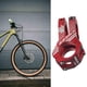 thumbnail image 5 of Potencia de bicicleta MTB, abrazadera de manillar de 31,8 mm, potencia de aleación de aluminio ligera y resistente para rojo, 5 of 8