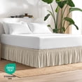 thumbnail image 6 of Bare Home  Adjustable Wrap Around Bed Skirt California King - Sand, 6 of 10