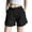 Black, variant on Sngxgn Womens Workout Gym Shorts Casual Lounge Set, Ladies Active Apparel with Pockets(Grey,S)