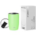 thumbnail image 1 of CZCPP-Tasse à Café de Voyage avec Couvercle Rabattable / Tasse à Café Glacé en Acier Inoxydable Réutilisable Isolée / Cadeaux pour Femmes Hommes Lui Elle / Collection Voyager / 12oz / Baja, 1 of 4