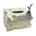 thumbnail image 1 of Cubierta De Caja De Pañuelos De Cerámica, Elegante Soporte Para Sala De Estar De Gran Capacidad, Elegante Accesorio Decorativo Para Mesa De Centro, 1 of 7