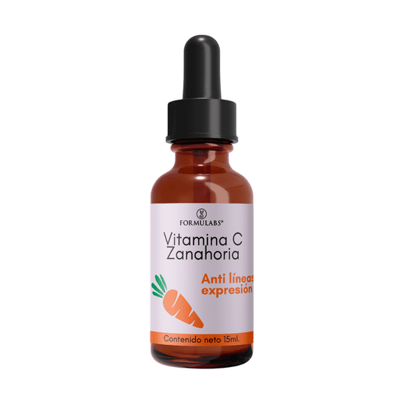 Serum de Cítricos Con Zanahoria FORMULABS Previene Líneas De Expresión 15ml