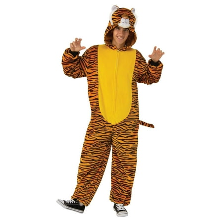 Halloween Orange Tiger Comfy Wear Adult Costume