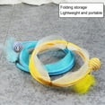 thumbnail image 6 of Cat Toys, Large Cat Collapsible Tunne with Feather Mouse Toys, Pet Interactive Play Toy Cat Tube Tunnel for Kittens Small Animals, Exercise Cat Springs Toys (Yellow,25.59"*9.84"*9.84"), 6 of 7