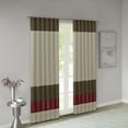 thumbnail image 2 of Madison Park Amherst Polyoni Pintuck Window Panel in Red 84" Panel, 2 of 5