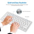 thumbnail image 4 of Wireless Gaming Keyboard Computer Game Universal Bluetooth Keyboard for Spanish German Russian French Korean Arabic French White, 4 of 7