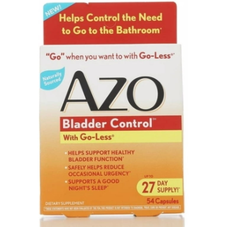 Bladder Control With GoLess AZO