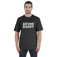 thumbnail image 1 of Inkmeso T-Shirt à Manches Courtes pour Homme avec Imprimé Graphique « First Time Daddy », Chandail Jersey pour Papa, 1 of 7