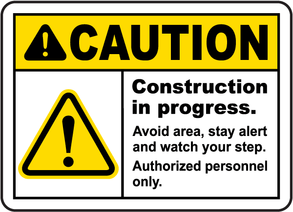 Construction In Progress Sign 1 Safety Notice Signs For Work Place Safety 12x8 Aluminum Sign Easy Installation Lifetime Warranty Walmart Com Walmart Com Construction In Progress Sign 1 Safety Notice Signs For Work Place Safety 12x8 Aluminum Sign Easy Installation Lifetime Warranty Walmart Com Walmart Com