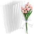 thumbnail image 1 of GOOHOCHY 50 piezas de bolsas de celofán de papel de envoltura de flores bolsas de flores suministros de floristería, 1 of 8