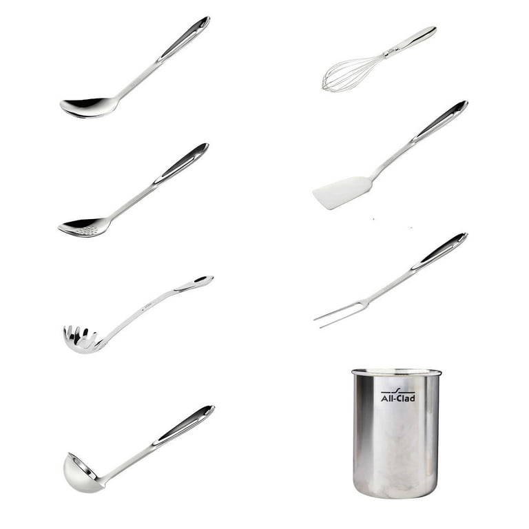 New ALL-CLAD 8 Piece Stainless Steel Kitchen Tool Set Professional High  Quality