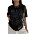 thumbnail image 2 of When You Pass Through Deep Waters I’ll Be With You T-Shirt – Christian Ocean Scripture Graphic Tee, Trendy Beachy Jesus Faith Shirt, Gift for Her, 2 of 6