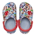 thumbnail image 2 of Crocs Niños Zuecos Avengers Off Court para Niños Pequeños Azul Gris Talla 4M, 2 of 6