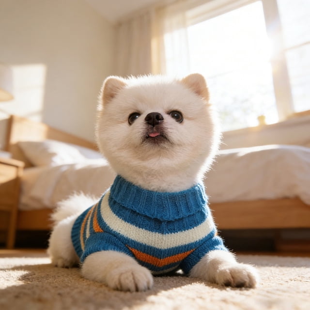 Warm Fashionable Dog Sweater Cozy Winter Knitwear For Small Medium Large