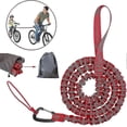 thumbnail image 1 of Abschleppseil Fahrrad Kinder Tow Rope Fr Fahrrad Abschleppgurt Elastisch Fahrrad Bungee Abschleppseil,, Tragfhigkeit 500 Lbs(rot - 170cm) Zekai, 1 of 5