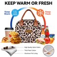 thumbnail image 4 of Bolsa Térmica para Almuerzo HOMESPON para Mujeres y Hombres Adultos con Estampado de Leopardo, 4 of 7