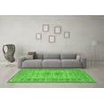 thumbnail image 3 of Ahgly Company Indoor Rectangle Oriental Green Industrial Area Rugs, 5' x 7', 3 of 4