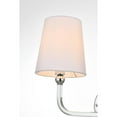 thumbnail image 5 of Living District Colson 2 light Chrome and Clear Bath Sconce, 5 of 6