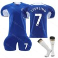 thumbnail image 1 of 2324 New Chelsea Home Blue Football Jersey #7 STERLING Copy Player Name Jersey, 1 of 2