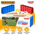 thumbnail image 2 of Machrus Champ Celebrations® All-In-One Baseball Set | Kids Premium Party Bag, 12 Jerseys, Field Bases, Baseball Bat, 3 Wiffle Balls & 12 Gold Medals | Kids Sports Baseball Practice Set - 12 Players, 2 of 3