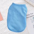 thumbnail image 3 of CSChome Pet Vest Dog Sweatshirt - Comfortable Soft Sleeveless Vest Fashionable Solid Color, 3 of 7