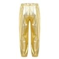 thumbnail image 2 of YONGHS Kids Girls Glossy Metallic Hip Hop Dance Pants Street Dance Trousers 6-16, 2 of 7
