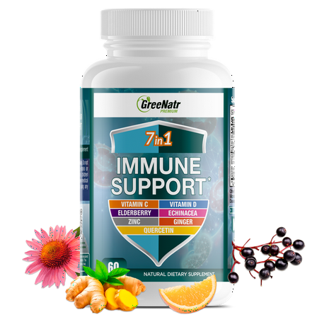 7 in 1 Immune Support Complex for Complete Immune Defense (1 Bottle)