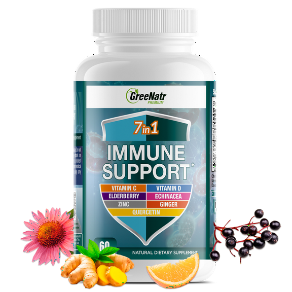 7 in 1 Immune Support Complex for Complete Immune Defense (1 Bottle)