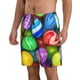 thumbnail image 2 of Fotbe Colorful Easter Eggs1 Trajes de Baño Estampados para Hombre, Shorts de Verano de Secado Rápido, Ropa de Playa, Bañadores-XX-Large, 2 of 6