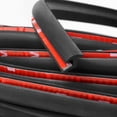 thumbnail image 5 of Fender Flares Edge Trim Automotive Rubber T-Style Fender Flare Edge Sealing Strip(Self-Adhesive) for Car Truck RV Wheel Wells, Fender Flares Wheel Eyebrow Protector, 5 of 8