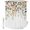 Sage Green Pumpkin Orange White, variant on Shower Curtains for Bathroom, Orange Green Eucalyptus Leaves Waterproof Fabric Shower Curtain, Fall Botanical Watercolor Decorative Bathroom Curtain for Bathtub, 36"x72", No Hooks Included