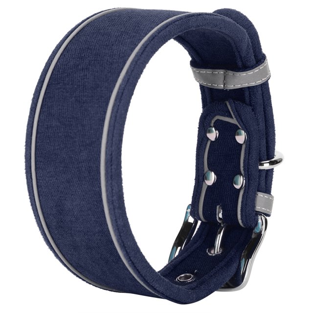 Collier Réglable pour Chien, Confortable et Respirant Colliers Réfléchissants pour Animaux de Compagnie Conception de Bordure Réfléchissante Prévenir la Rouille pour les Animaux de Compagnie
