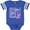 Football Blue and White, variant on Inktastic Breast Cancer- Together We Will Win Boys or Girls Baby Bodysuit