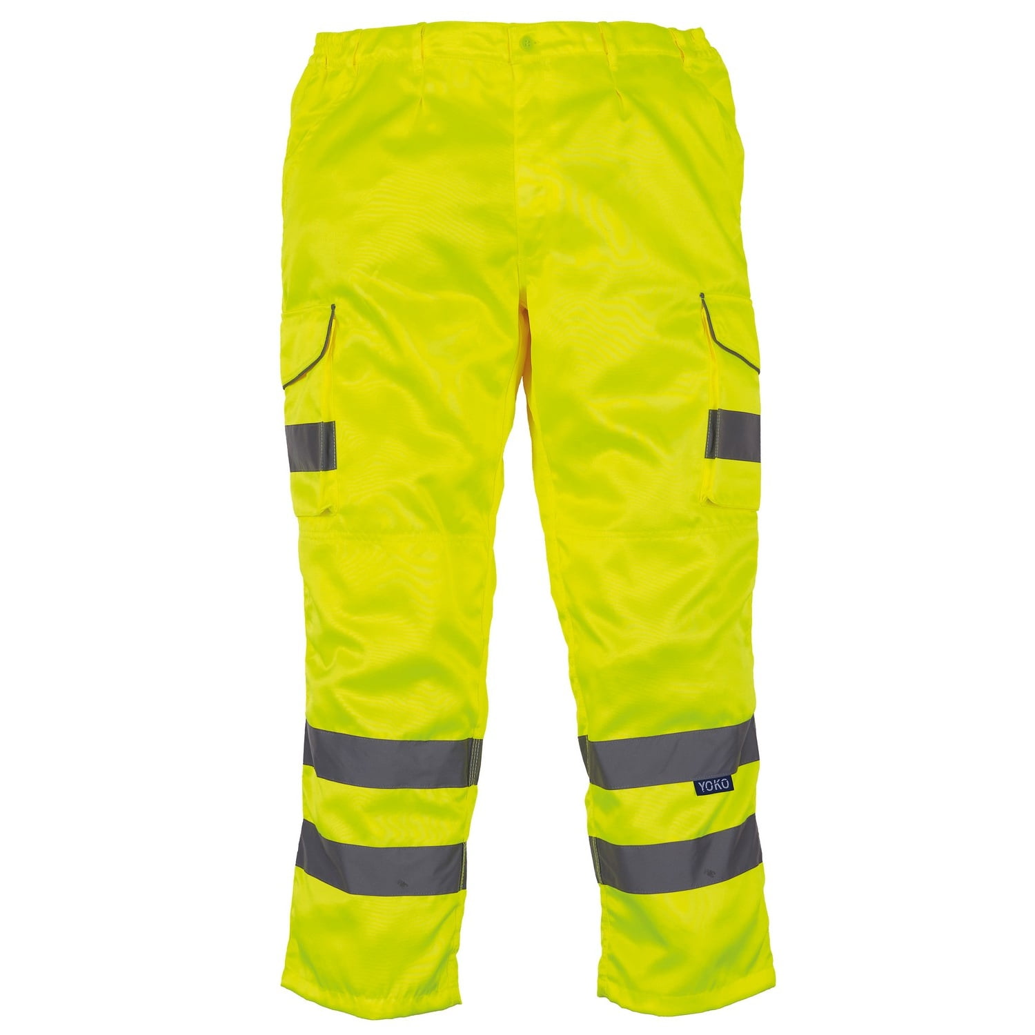 Yoko Men s Hi Vis Polycotton Cargo Trousers