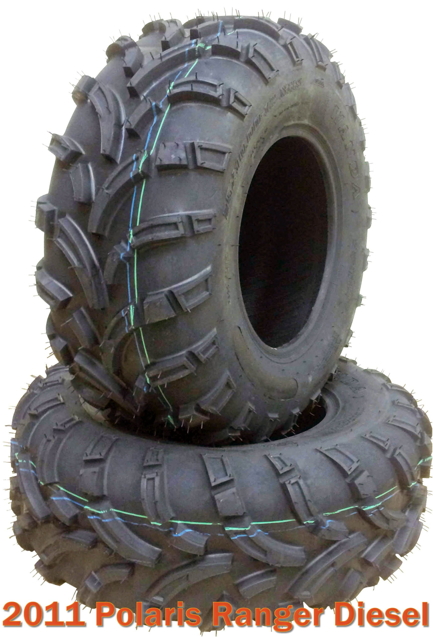 2011 Polaris Ranger Diesel ATV Front Tire Set 26x1012 Mud