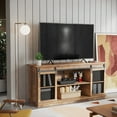 thumbnail image 7 of Furmax TV Stand for TVs up to 65", Rustic Oak, 7 of 7