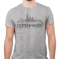 thumbnail image 2 of Skyline Copenhagen Denmark Shirt Unisex 3X-Large Grey, 2 of 5