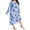 Sky Blue, variant on yunLCZ Nightgowns for Women Women's Large Loose Long Sleeve Butterfly Print Drop Shoulder Long Sleeping Dress Nightdress for women