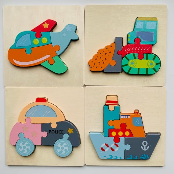 Montessori 3D Puzzle Jigsaw Cadeaux De Jouets Préscolaires Pour La  Nourriture Des Enfants En Bas âge