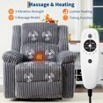 thumbnail image 3 of Lift Chair with Heat and Massage – Power Lift Recliner for Elderly & People with Mobility Issues, Electric Reclining Chair with Plush Padding, Back Support, Remote Control, 3 of 7