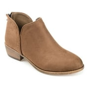 Journee Collection Livvy Women's Ankle Boots Color: Taupe Size: 8.5