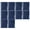Navy Blue, variant on 10Pcs Two Pockets Folders with 3 Prong, Colorful Folder with Business Card Holder, Holds Letter Size Paper File Document
