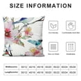 thumbnail image 5 of PHYHOO   Hummingbird Throw Pillow Covers ,Watercolor Floral Pillow Covers for Bed Couch,Boho Tie Dye Bird Decorative Pillow Covers,Wild Animal Wildlife Flowers Cushion Covers, 5 of 5