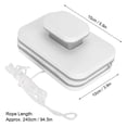 thumbnail image 2 of Glass Wiper Double Sided Magnetic Cleaning Tool Sponge Window Cleaner With Scraper And Safety Rope For Home And Office Glass Cleaning 2Pcs 5.9X5.5X1.6In, 2 of 9
